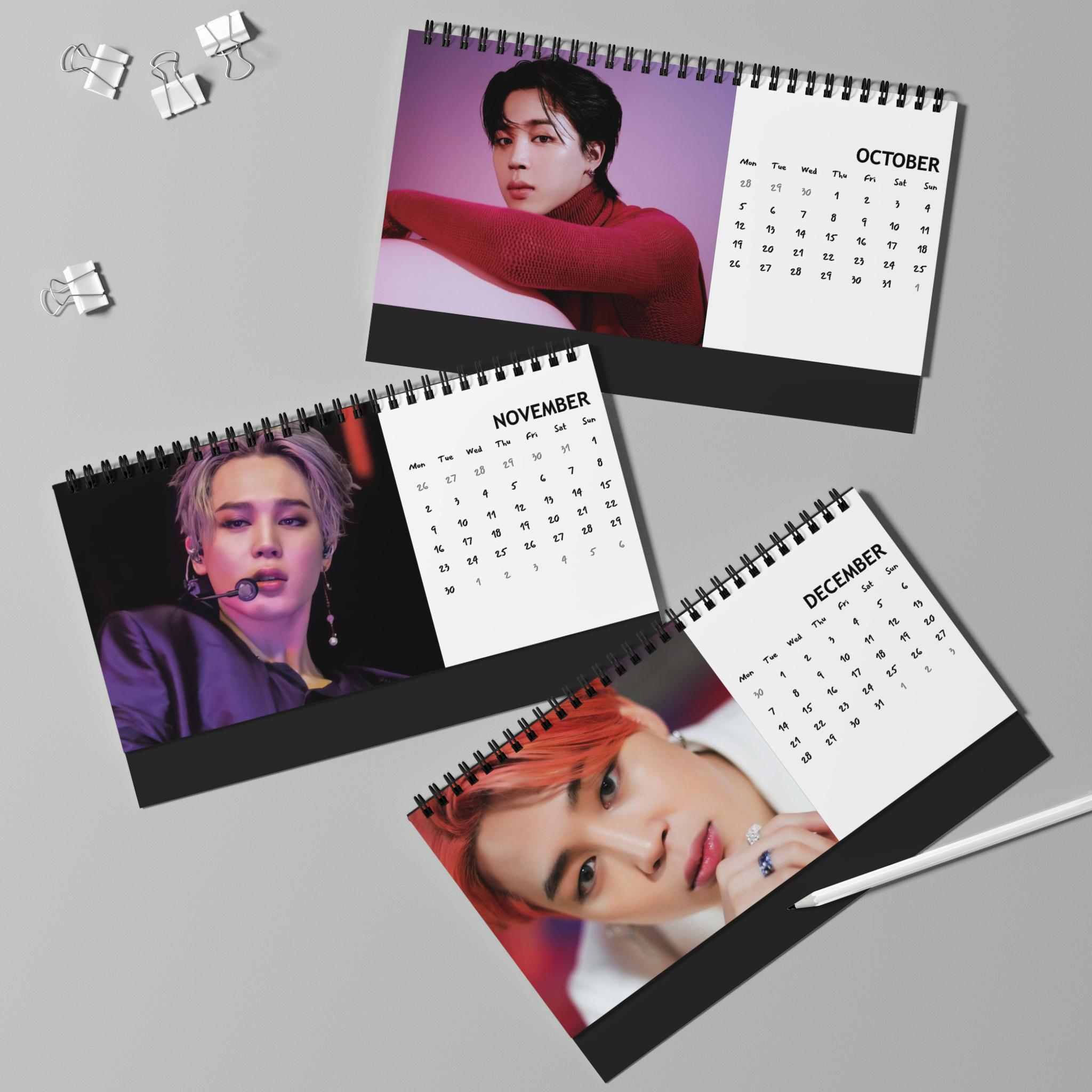 JIMIN BTS Desk Calendar 2026; Bts Calendar; Jimin Calendar; Bts