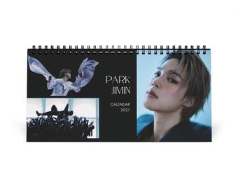 JIMIN BTS Desk Calendar 2027 | K-pop Army Bts Fan Gift Calendar, Bts Calendar, Jimin Calendar