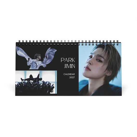 JIMIN BTS Desk Calendar 2027 | K-pop Army Bts Fan Gift Calendar, Bts Calendar, Jimin Calendar
