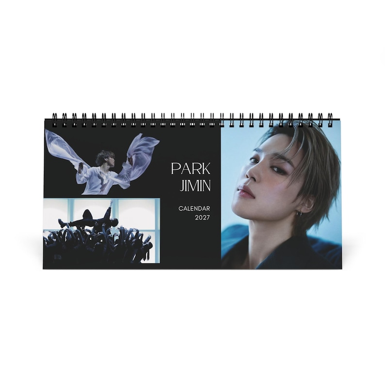 JIMIN BTS Desk Calendar 2027 | K-pop Army Bts Fan Gift Calendar, Bts Calendar, Jimin Calendar image 1
