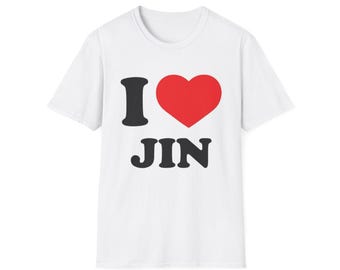 I Love Jin T-Shirt | K-Pop BTS Army Fan Tee