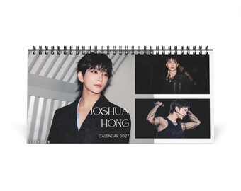 SEVENTEEN JOSHUA Desk Calendar 2027 | K-pop Carat Seventeen Fan Gift Calendar, Seventeen Calendar, Joshua Hong Calendar