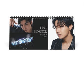J-HOPE BTS Desk Calendar 2027 | K-pop Army Bts Fan Gift Calendar, Bts Calendar, J-Hope Calendar