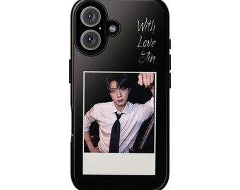 JIN BTS Inspired Phone Case | K-pop "With Love Jin" Army Gift
