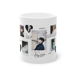 Tazza obliqua SEVENTEEN HOSHI; Tazza Kwon Soonyoung; Tazza Carat; Tazza Seventeen; Regalo Kpop Seventeen; Tazza Kpop