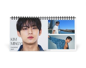 SEVENTEEN MINGYU Desk Calendar 2027 | K-pop Carat Seventeen Fan Gift Calendar, Seventeen Calendar, Kim Mingyu Calendar
