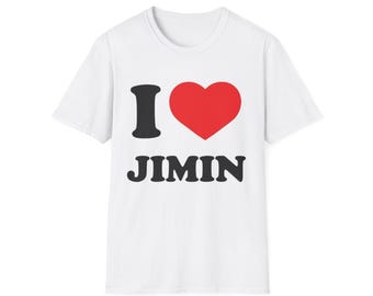 I Love Jimin T-Shirt | K-Pop BTS Army Fan Tee
