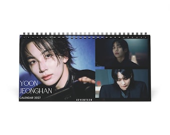 SEVENTEEN JEONGHAN Desk Calendar 2027 | K-pop Carat Seventeen Fan Gift Calendar, Seventeen Calendar, Jeonghan Calendar
