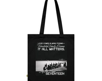 SEVENTEEN Inspired Tote Bag | K-pop Carat Gift Seventeen OT13