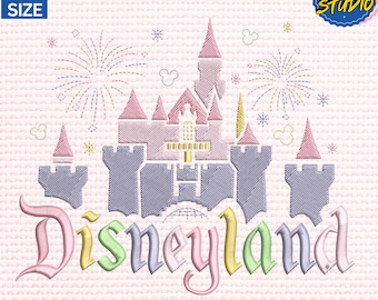 Happiest Place Embroidery Design, Magical Park Machine Coquette Embroidery Design, Magical Kingdom Embroidery Design, Instant Download