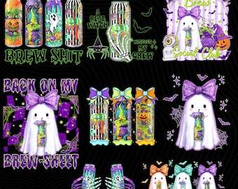 Cute Kawaii Witch’s Brew Ghost Png, Soda Can Energy Drink Png, Little Ghosts Png, Funny Halloween Png, Fall Png, Halloween Gift,Digital File