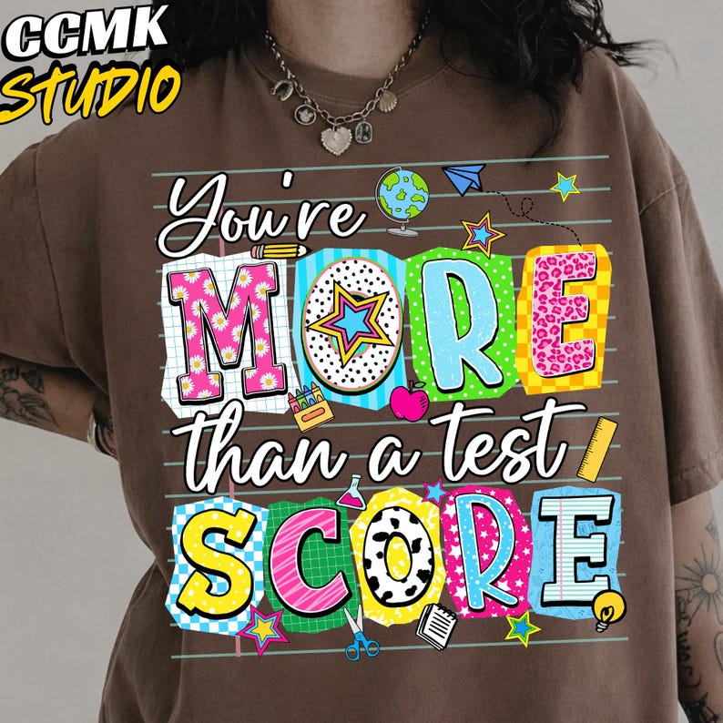 Je bent meer dan een testscore png, maak je niet druk, doe je best png, Y2K-testdag png-ontwerp, staatstesten png, testcoördinator afbeelding 2