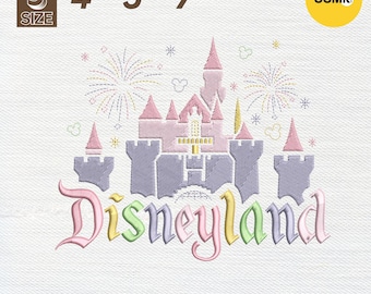 Happiest Place Embroidery Design, Magical Park Machine Coquette Embroidery Design, Magical Kingdom Embroidery Design, Instant Download