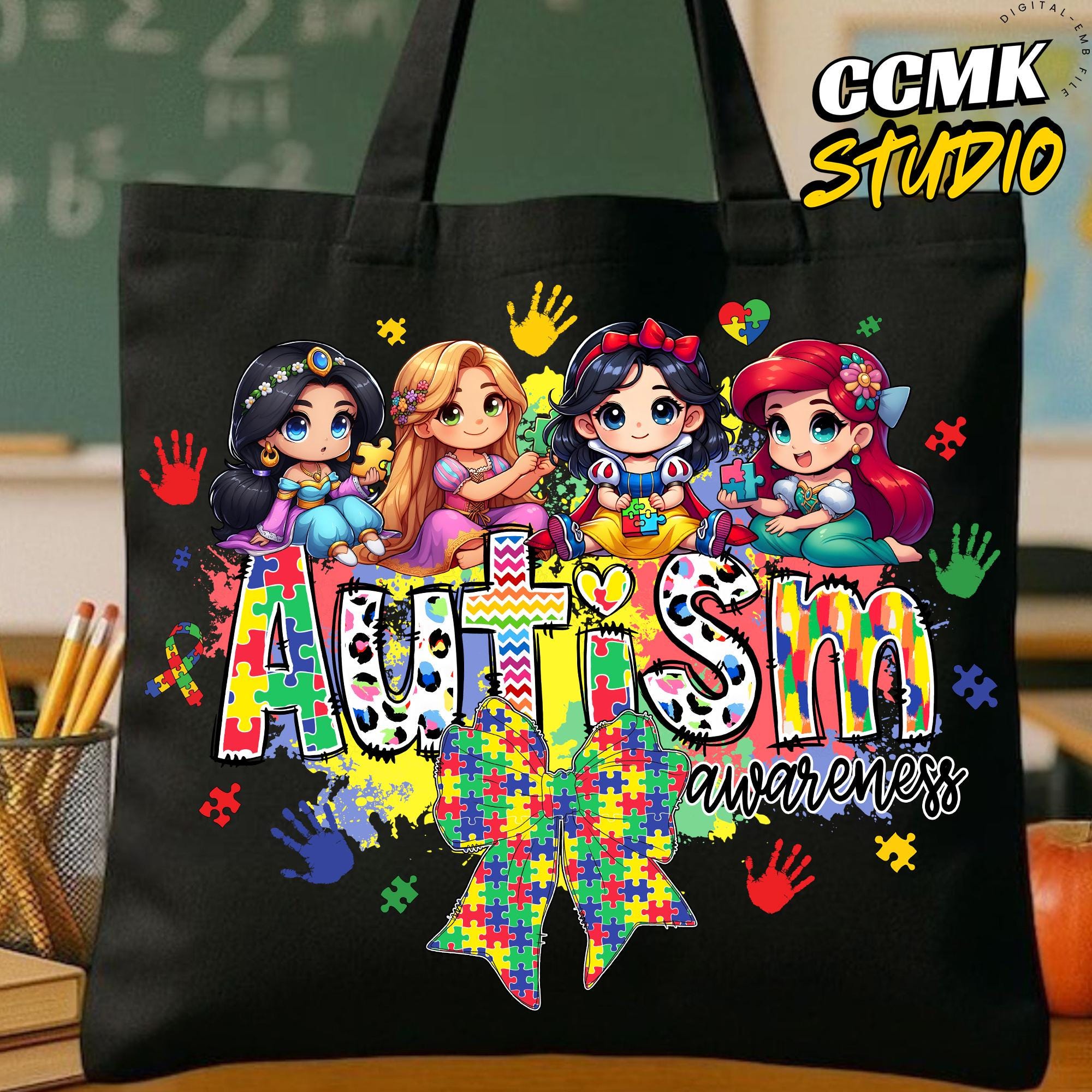 Princess Autism Png, Cartoon Autism Png, Autism Png, Autism Awareness ...