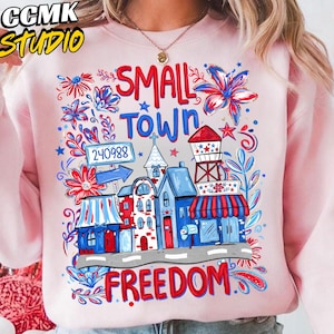 Small Town Freedom USA PNG, USA Png, Patriotic Png, American Png, Stars Png, Memorial Day Png, Summer Time Png, 4 de julio Png