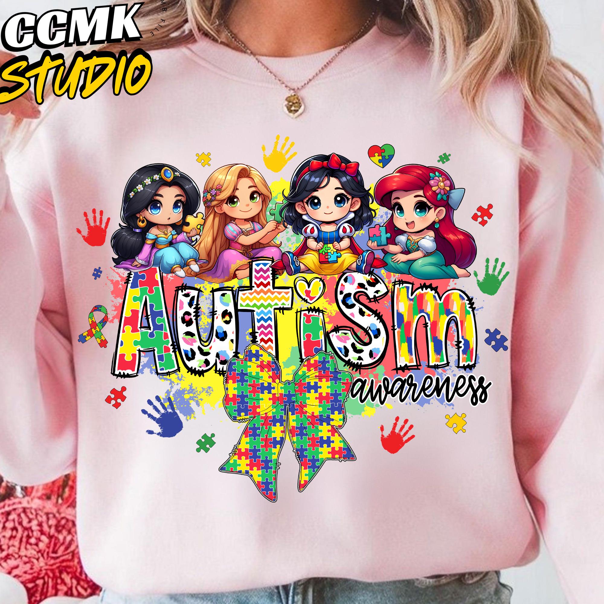 Princess Autism Png, Cartoon Autism Png, Autism Png, Autism Awareness ...
