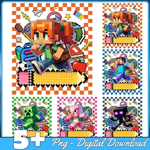 Benutzerdefinierte Gamer Zurück zu Schule Png-Bundle, Bruh Wir zurück, Ersttagsschule PNG, Floral Bleistift Lehrer, Cartoon Superheld Png, Sublimationsdatei