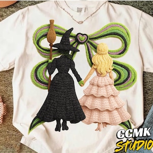 Coquette Witch Pink & Green Png, Pink Witches Png, Witches Movie Design Png, For Good Png, Movie Witches, Coquette Witch, Sublimation File