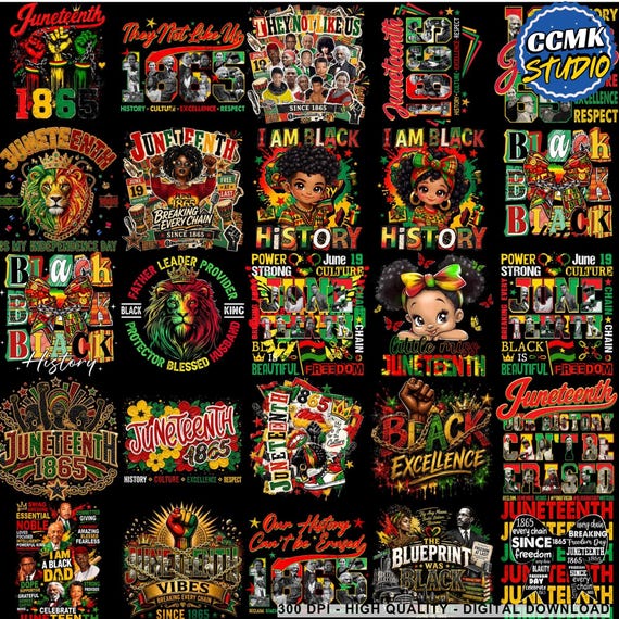 Trendy 35+ Juneteenth Bundle PNG, They Not Like Us Png, We Outside Png, We Outside Since 1865 Png, Juneteenth Shirt PNG, American Png