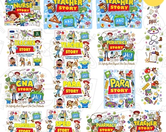 Bundle Teacher Para Sped Counselor Story Png, To Infinity And Beyond For Our Students Png, Teacher Gift Idea, Teacher Png, Toy Png