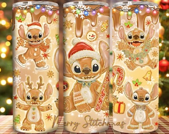 Funny Christmas Tumbler PNG, Cute Cartoon Friends Holiday Design, Retro Christmas Mean Guy 20oz Skinny Tumbler Wrap, Trendy Xmas Tumbler PNG