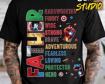 Padre trabajador PNG, El mejor papá del mundo PNG, Día del padre superhéroe PNG, Paternidad PNG, Vida de papá PNG, Diseño de camiseta para papá, Regalo para papá PNG