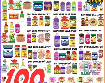 100+ Mama Topper Multipack SVG Bundle, Retro Madre Svg, Spanish Mama Svg, Happy Mother's Day Svg, Gif For Latina Mom Svg