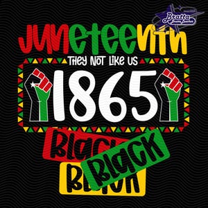Sie mögen uns nicht Png, Juni schwarzer Geschichtsmonat, Juni Freiheit Shirt Design, 1865 Afro Amerika Png, Juni Kartensublimation