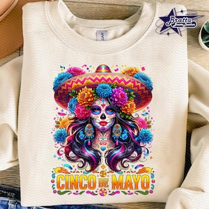Boho Blumen Cinco De Mayo Png, Mexikanische Girly Png, Mexikanische Viva La Fiesta Shirt Design Png, Tequila Margarita Sublimation Design Png