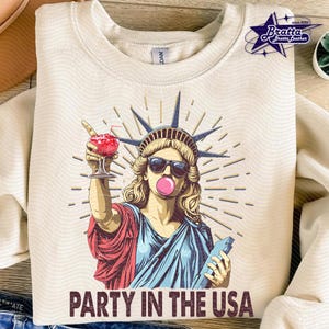 独立記念日の像 PNG、アメリカ合衆国 PNG、アメリカの独立記念日 PNG デザイン、レトロな独立記念日 PNG、面白いアメリカ PNG、アメリカンガール シャツ デザイン PNG