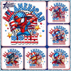 スーパーヒーロー オールアメリカン Bruh バンドル PNG、独立記念日 PNG、掘削機 PNG、愛国心 PNG、アメリカの男の子へのギフト、子供用独立記念日シャツ PNG