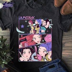 Kpop Demon Hunters Png, Huntrix Girl Png, Kpop idol group Png, Mira, Rumi, Joey Png, Demon Hunter Merch, Gift for Huntrix fan