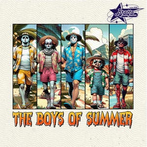 Los chicos del verano (Png), Vibras de verano de Killers (Png), Vida de matón de terror (Png), Piscina divertida de terror (Png), Vacaciones de terror (Png), Verano de terror (Png)
