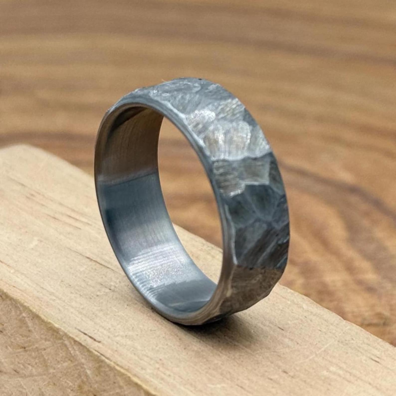 Titanium wedding ring