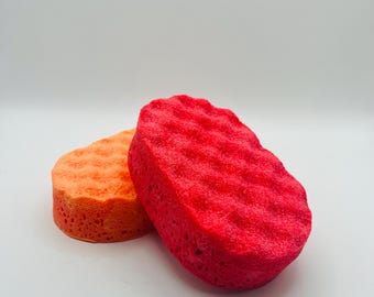 Fragranced Soap Infused Sponge | Exfoliating Bath & Shower Scrubber
