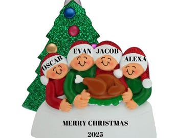 Family Of 4 Ornament