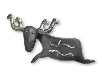 Reindeer Deer Wall Art Native Sculpture