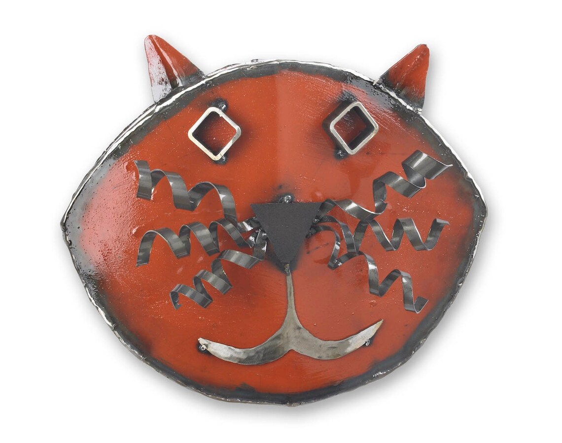 Cat Wall Sculpture Metal Wall Art Etsy