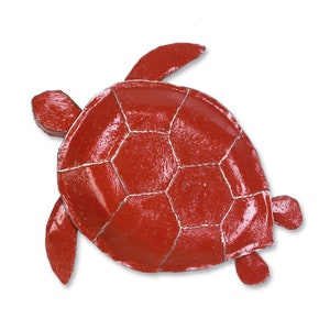 Wall Sculpture Sea Turtle Metal Coastal Wall Artwork