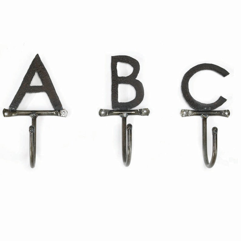 Letter Hooks Custom Letter Hook Personalized image 3