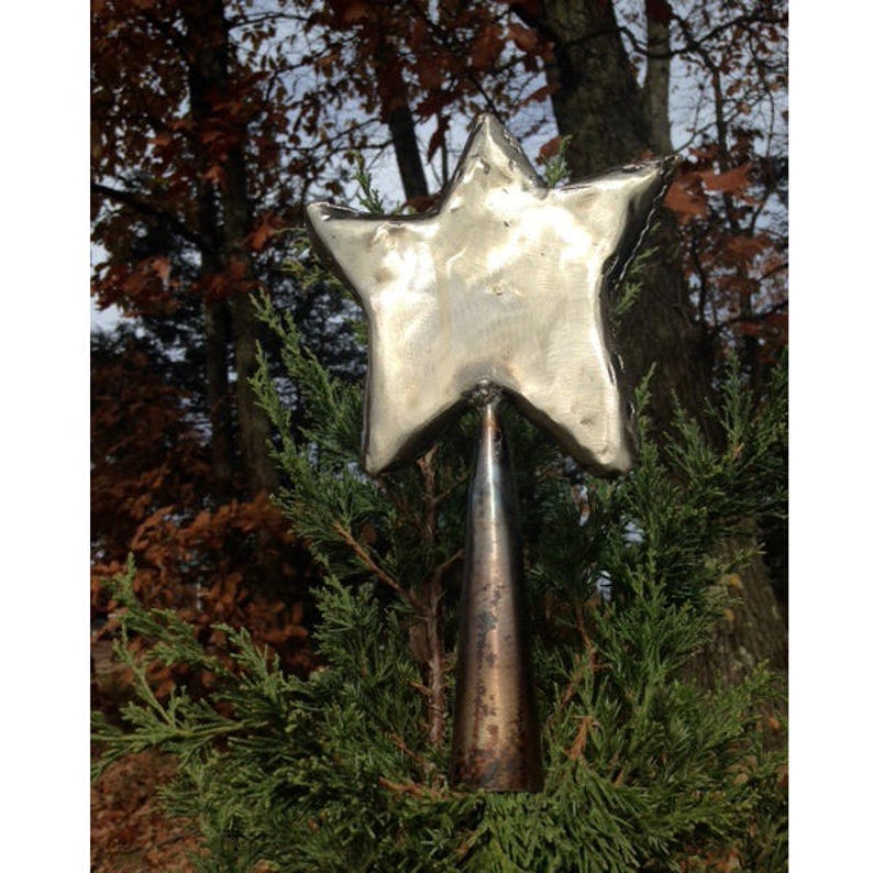 Tree Topper Star Christmas Rustic Holiday Decor image 2