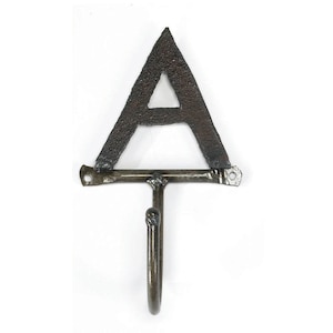 Letter Hook Custom and Personalized Small Steel Coat Hook