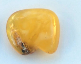 BALTIC Amber- Freeform cabochon #G - 1.46 g - Flat-back