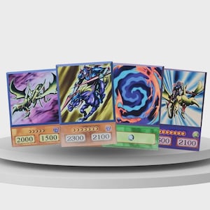 Conjunto de cartas de anime Yu-Gi-Oh! Gaia, a Campeã Dragão – Gaia, a Cavaleira Feroz + Gaia, a Campeã Dragão + Maldição do Dragão + Polimerização