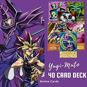 Yu-Gi-Oh! Mazzo di carte Yugi Muto - Stagione 1 - 40 carte uniche - Edizione limitata - Carte collezionabili