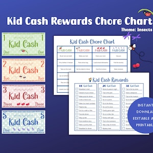 Good Behavior Bucks | Printable Chore Bucks | Reward Dollars for Kids | Pretend Money | Earn Money Chart | Allowance Play Money