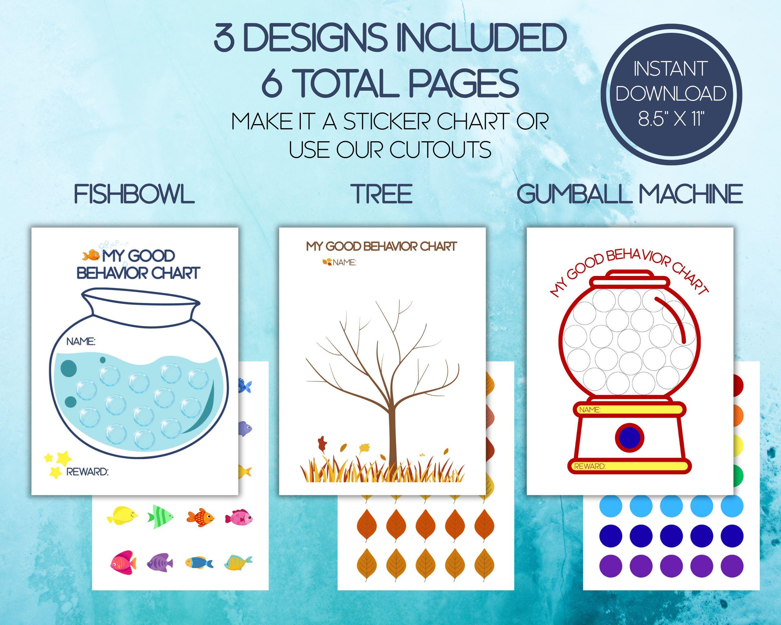 How To Make A Sticker Chart For Good Behavior