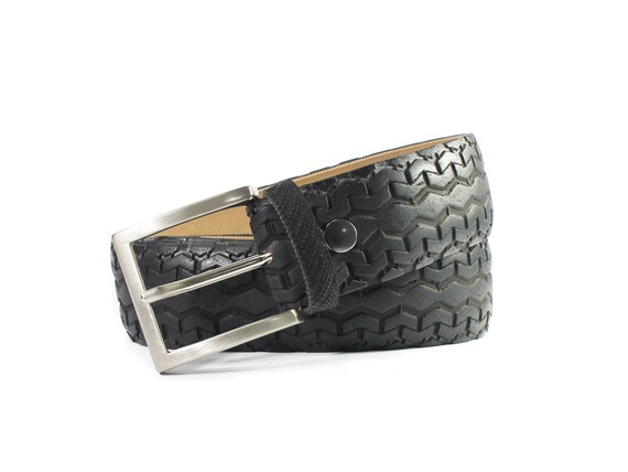 Seatbelt belt. Made from an old tire. How to Make a Belt out of a BMX Tire - YouTube main image 3