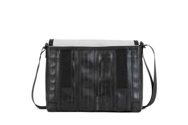 Small Inner Tube Messenger Bag. Vegan Shoulder Bag. Etsy