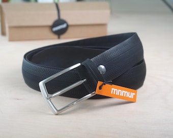 Upcycled Bike Tire Belt: Vegan Eco-Friendly Handmade in Italy